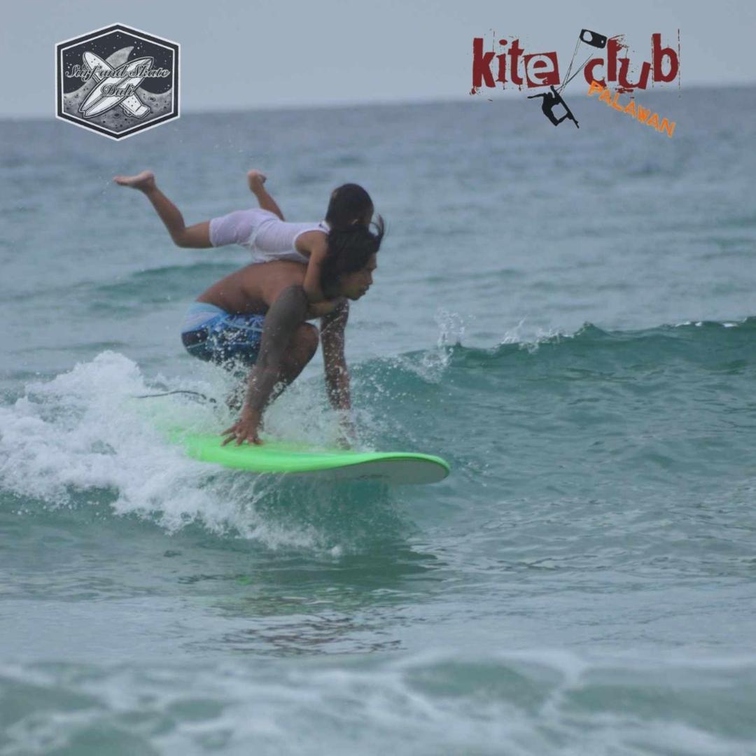 بيت شباب Surf And Skate Duli El Nido By Kiteclub Palawan المظهر الخارجي الصورة