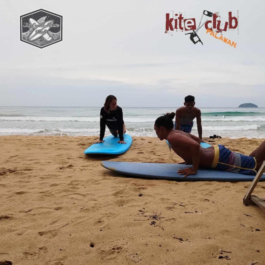 بيت شباب Surf And Skate Duli El Nido By Kiteclub Palawan المظهر الخارجي الصورة